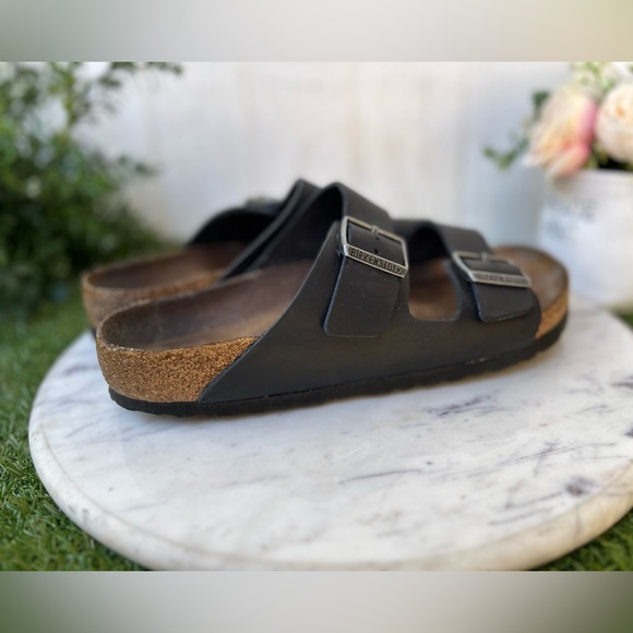 BIRKENSTOCK 
ARIZONA SOFT FOOTBED NATURAL LEATHER OILED size 41US 8-8.5 gently main image 13